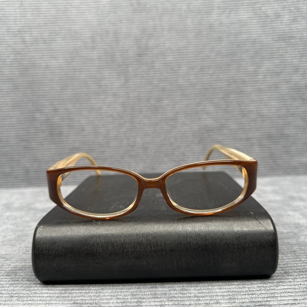 Tommy Bahama TB68SA Dark Havana Y2K Eyeglass Frames Brown Tan 51-16-130 Mens